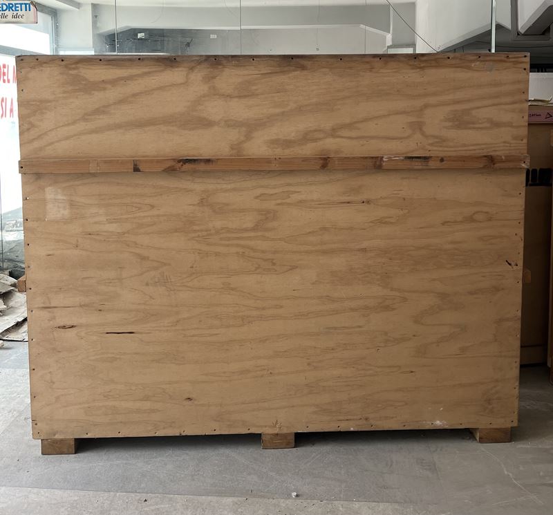 Cassa in legno per imballaggio, misure esterne cm 169x219x26 e interne cm 160x210x21