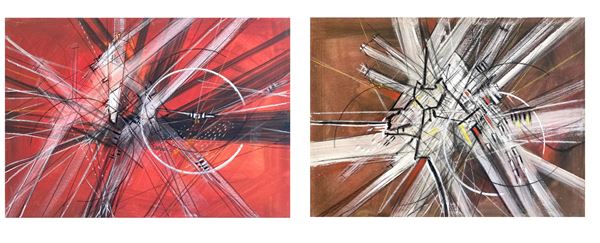 Loris Ferrari - Single lot comprising two works