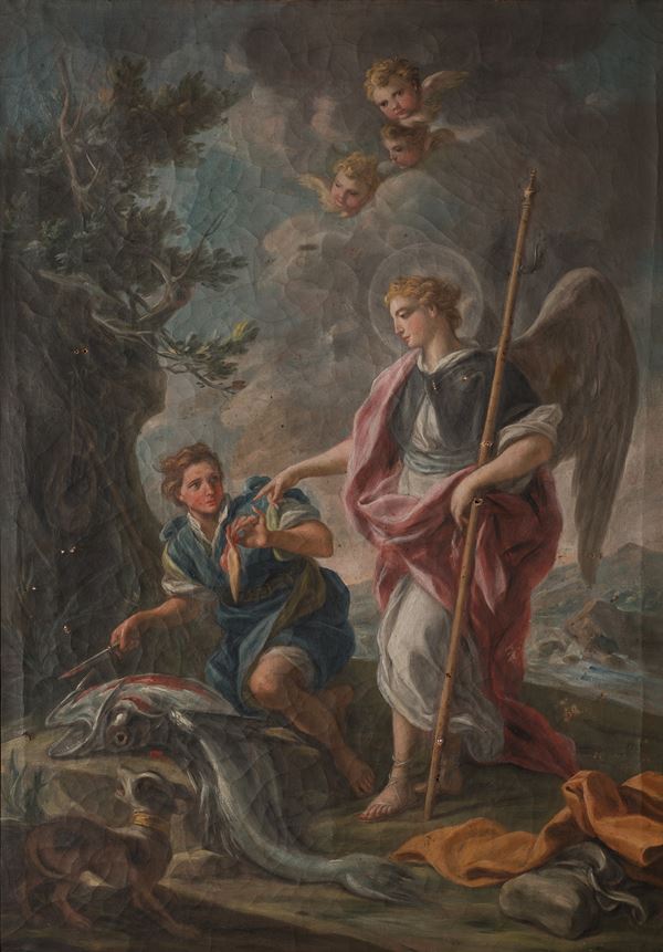 Filippo Falciatore - Tobiolo e l'Angelo